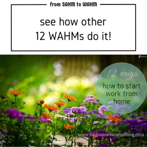 from SAHM to WAHM